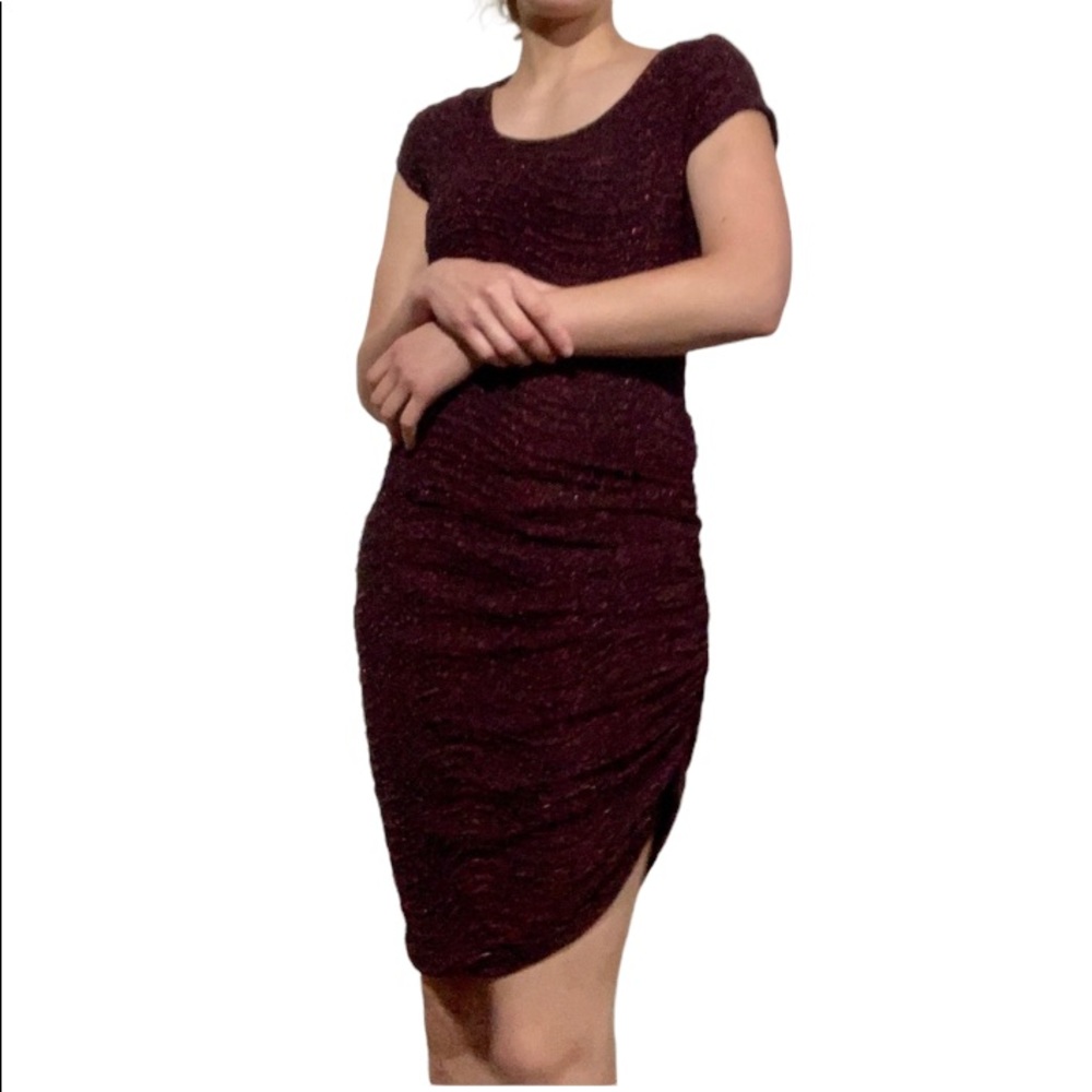 Almost famous asymmetric cocktail dress